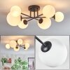 Chehalis ceiling light, globe light white, 6-light sources