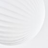 Chehalis ceiling light, globe light 60 cm white, 6-light sources