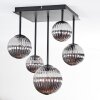 Chehalis ceiling light, globe light Smoke-coloured, 5-light sources
