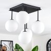 Chehalis ceiling light, globe light white, 5-light sources