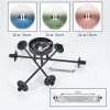 Chehalis ceiling light, globe light blue, green, clear, coppery, 6-light sources