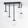 Chehalis ceiling light, globe light white, 5-light sources