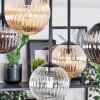 Chehalis ceiling light, globe light Amber, clear, Smoke-coloured, 5-light sources