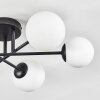 Chehalis ceiling light, globe light 55 cm white, 6-light sources