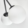 Chehalis ceiling light, globe light white, 6-light sources