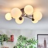 Chehalis ceiling light, globe light white, 6-light sources