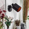 Fallhagen wall light, wall spotlight black, 1-light source