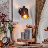 Fallhagen wall light, wall spotlight black, 1-light source