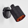 Fallhagen wall light, wall spotlight black, 1-light source