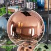 Koyoto hanging light, globe light, pendant light blue, green, clear, coppery, 6-light sources
