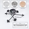 Chehalis ceiling light, globe light 62 cm Amber, clear, Smoke-coloured, 6-light sources