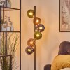 Gastor globe light, floor lamp 34 cm blue, green, coppery, 6-light sources