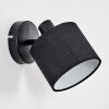 Bassagoda wall light, wall spotlight black, 1-light source