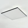 Barullu ceiling light, Panel LED black, white, 1-light source