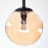 Chehalis ceiling light, globe light 30.5 cm Amber, 3-light sources