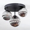 Chehalis ceiling light, globe light 30 cm Smoke-coloured, 3-light sources