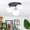 Chehalis ceiling light, globe light 30 cm white, 3-light sources