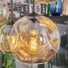 Ripoll hanging light, globe light, pendant light Amber, 6-light sources