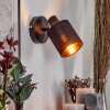 Fallhagen wall light, wall spotlight black, 1-light source