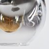 Ripoll hanging light, globe light, pendant light clear, Smoke-coloured, 6-light sources