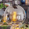 Koyoto hanging light, globe light, pendant light Amber, blue, green, clear, Smoke-coloured, 6-light sources