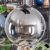 Koyoto hanging light, globe light, pendant light Amber, blue, green, clear, Smoke-coloured, 6-light sources