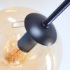 Gastor ceiling light, globe light Amber, 6-light sources