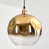 Ripoll hanging light, globe light, pendant light gold, 1-light source
