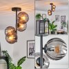 Koyoto ceiling light, globe light 31 cm Smoke-coloured, 4-light sources