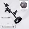 Koyoto ceiling light, globe light 31 cm Smoke-coloured, 4-light sources