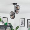 Koyoto ceiling light, globe light 31 cm Smoke-coloured, 4-light sources