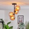 Koyoto ceiling light, globe light 31 cm Amber, 4-light sources