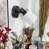 Fallhagen wall light, wall spotlight black, 1-light source