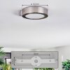 Tavin ceiling light LED matt nickel, 1-light source