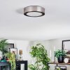 Tavin ceiling light LED matt nickel, 1-light source