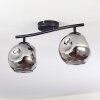 Ripoll ceiling light, globe light Smoke-coloured, 2-light sources
