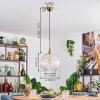 Koyoto hanging light, globe light, pendant light gold, 1-light source