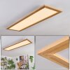 Belan ceiling light, Panel LED Ecru, white, 1-light source