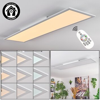 Belan ceiling light, Panel LED white, 1-light source, Remote control