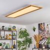 Belan ceiling light, Panel LED Ecru, white, 1-light source, Remote control