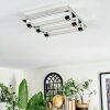 Zamar ceiling light LED chrome, 3-light sources