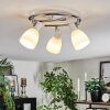 Starkeryd ceiling light, ceiling spotlight chrome, white, 3-light sources