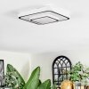 Borin ceiling light LED grey, white, 1-light source