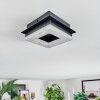 Walon ceiling light LED black, 1-light source