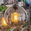 Koyoto hanging light, globe light, pendant light Smoke-coloured, 6-light sources