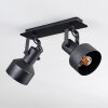 Tylar ceiling light, ceiling spotlight black, 2-light sources