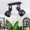 Tylar ceiling light, ceiling spotlight black, 2-light sources