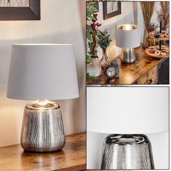 Corcovada table lamp silver, 1-light source