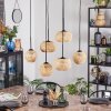 Bauro hanging light, globe light, pendant light Ecru, 6-light sources