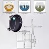 Koyoto ceiling light, globe light 30 cm blue, gold, green, clear, 3-light sources